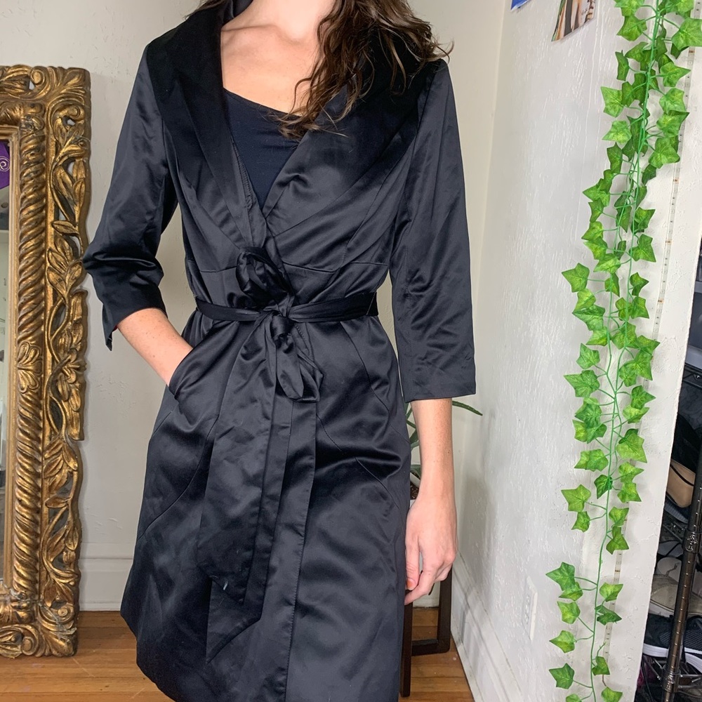 Satin Dress Coat